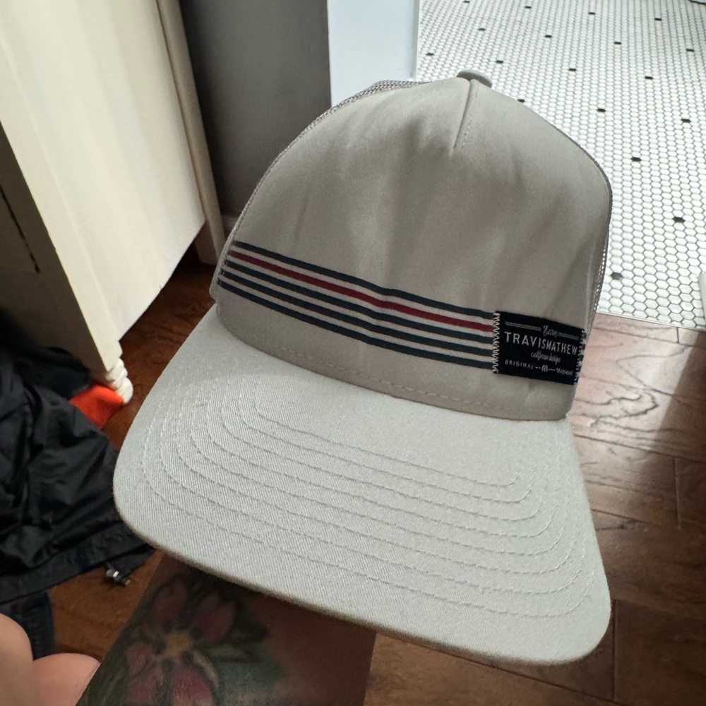 Travis Mathew Cap with Striped Detail